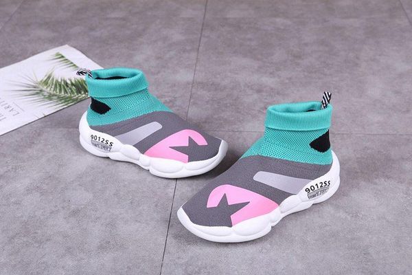 

good women fashion casual shoes flat bottom and breathable comfortable outdoors shoes classical style sock boots h660110, Black