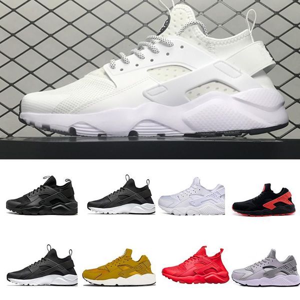 

wholesale huarache ultra run shoes triple white black men women running shoes red grey huaraches sport shoe mens womens sneakers us 5.5-11