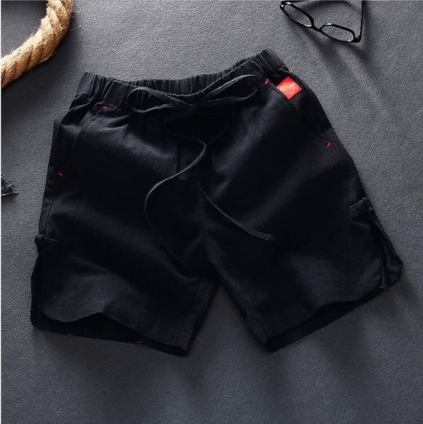 

loose elastic waist men short pants summer hip hop printed streetwear loose shorts relaxed pants shorts, White;black