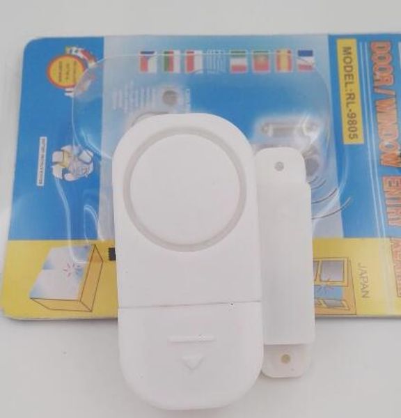 

alarm burglar avoider security magnetic sensor portable wireless lock doors and windows sound effect alarm systems retail package