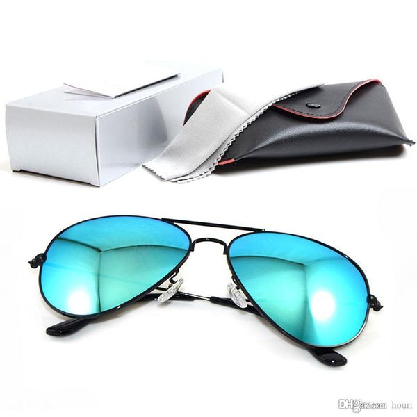 

brand new glass classic mens designer sunglasses sunglasses glasses sunglasses with woman glasses color brand lens sun mirror pilot cas lijs, White;black