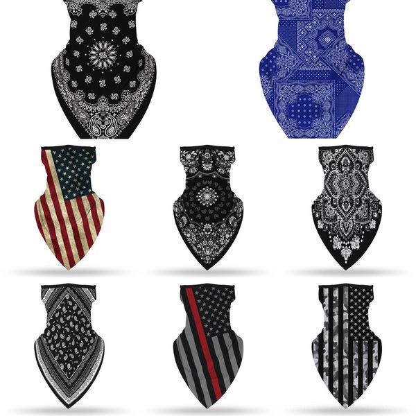 

xhuip mouth lightweight 2020 mask sell face mask scarf sun protection outdoor riding masks protective silk scarf handkerchief, Black