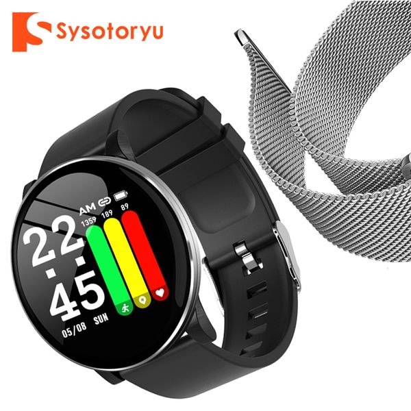 

2019 smart watch heart rate blood pressure smart watch men bluetooth bracelet smartwatch women for apple ios android phone, Slivery;brown