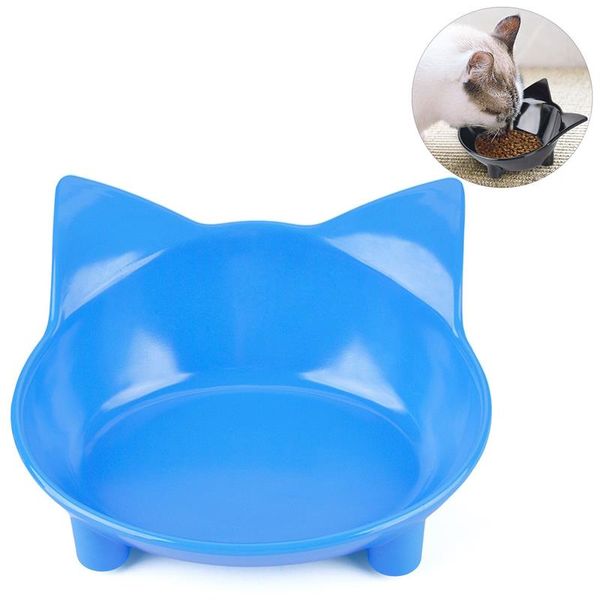 

new multi-purpose pet feeding bowl cat-shaped pet cat single bowl cat anti-slip water household supplies