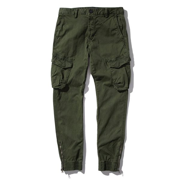

men high street fashion hip hop casual cargo pant male harem pant man jogger sweatpants 2018 autumn zipper trousers 38, Black