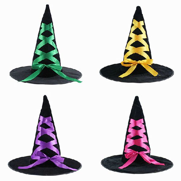 

halloween party party witch band satin flannel cos supplies 2