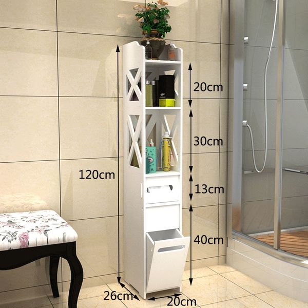 

fashion floor standing bathroom storage cabinet washbasin shower rack corner cabinet plants sundries storage shelves