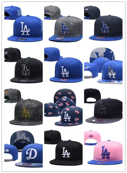

2020 новая мода la бейсболки вышивка хип-хоп кости snapback шляпы для мужчин женщин регулируемая gorras унисекс шапка оптом, Blue;gray