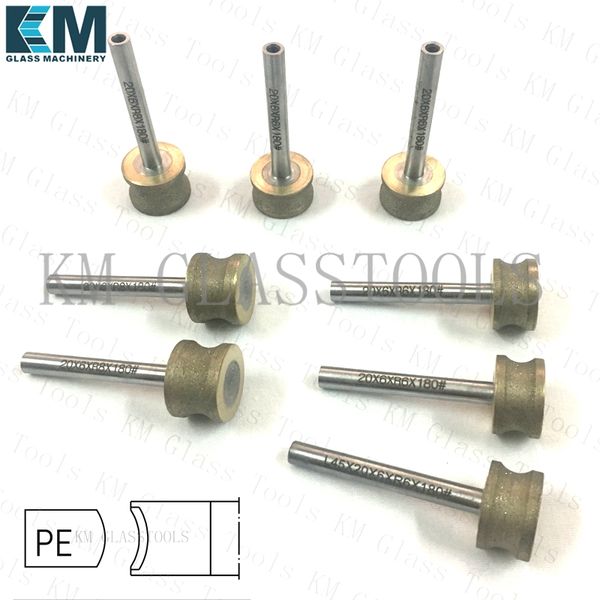 

diamond grinding head pe edge, thickness 3,4,5,6,8,10,12,15,19mm, for glass