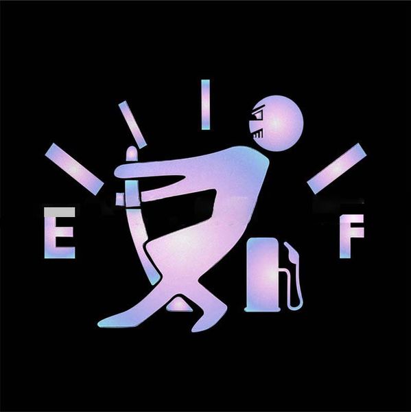 

funny car sticker fuel tank pointer reflective vinyl stickers car fuel tank decals car styling cover scratches decoration accessories
