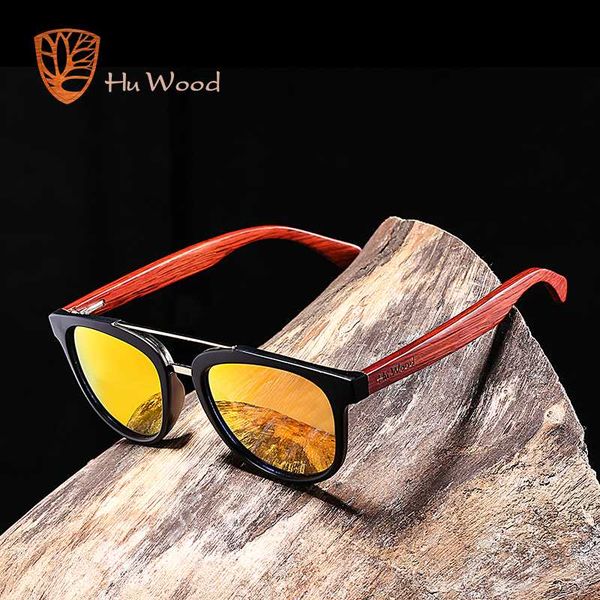 

sunglasses hu wood fashion silver mirror lenses bamboo men polarized plastic frame driving shade blue gr8018, White;black