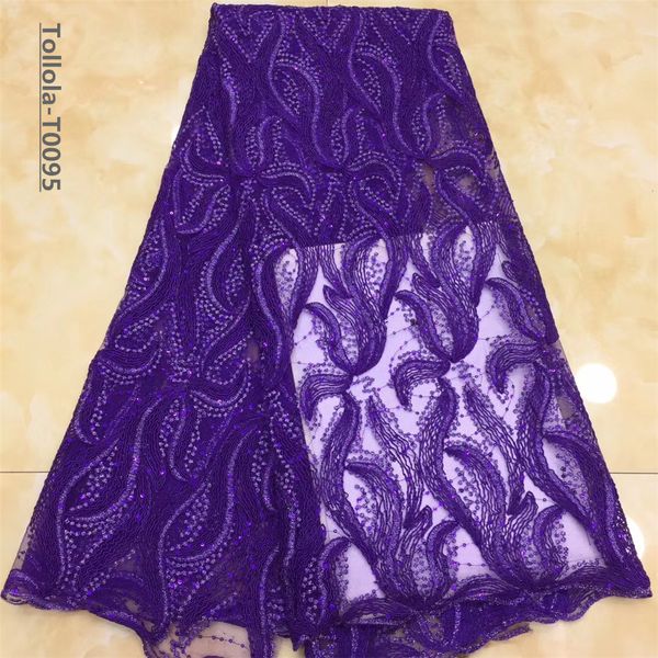 

new design african lace fabric french net lace fabrics african lace sequins fabric for wedding dress, Black;white