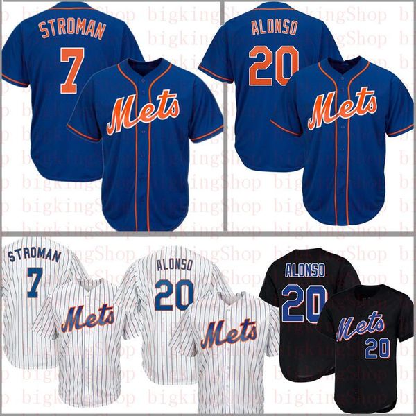 

Mets 7 Marcus Stroman 20 Pete Alonso Mets Jersey 48 Jacob deGrom 31 Mike Piazza 30 Michael Conforto Strawberry Jerseys