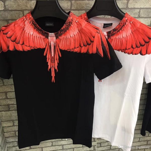 

new marcelo style t shirts burlon men women feather wings mb t-shirt rodeo magazine tee t shirts 10 styles s-2xl