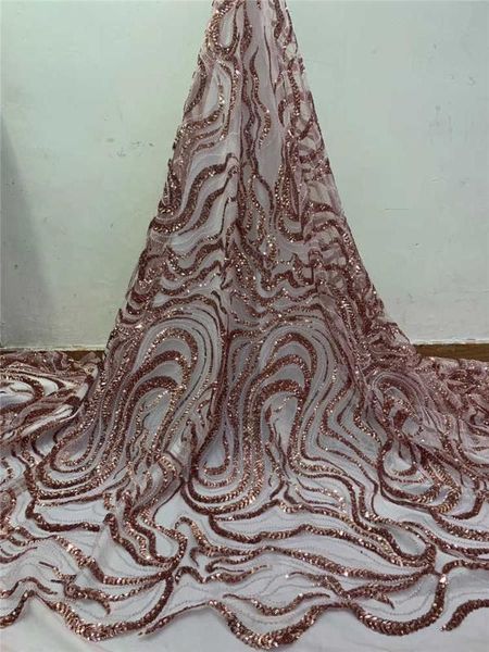 

factory offers hand made beaded lace fabric for2020african wedding dresses lace champagne, Pink;blue