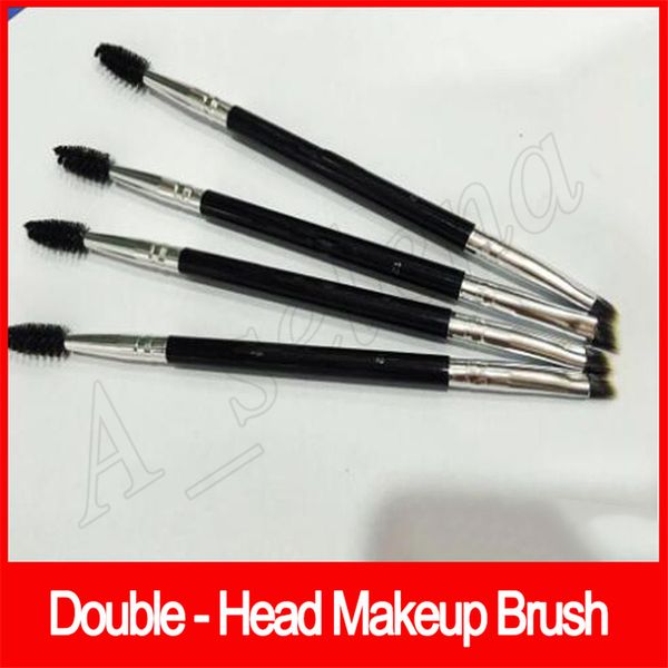 

makeup eye brow eyebrow brush 12# synthetic duo makeup brushes double eyebrow brush head brushes kit pinceis eyeshadow brush ing