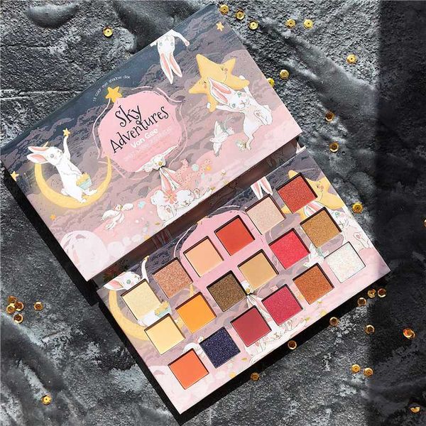 

18 color shimmer matte glitter eyeshadow palette nude shadow pallete pigmented waterproof makeup palette cosmetic