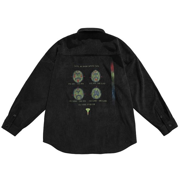 

winter casual mens shirts corduroy long sleeve warm shirt men mens printed shirts long sleeves streetwear men shirt new ii50cs, White;black