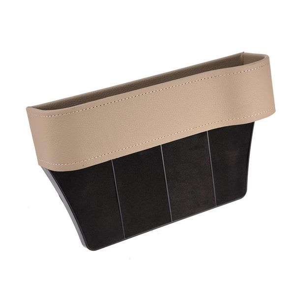 

car organizer storage box pu leather case car seat side slit for wallet phone coins cigarette keys cards cups renegade