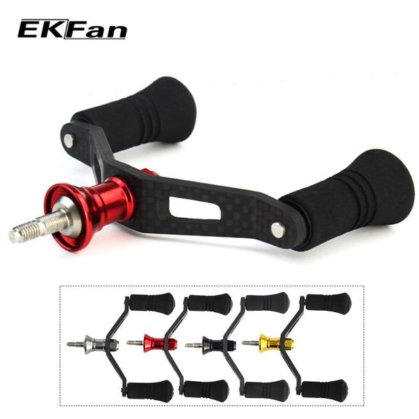 

2018 ekfan carbon fiber handle and eva knobs fishing reel handle fit 2000-5000 spinning fishing tackle accessory