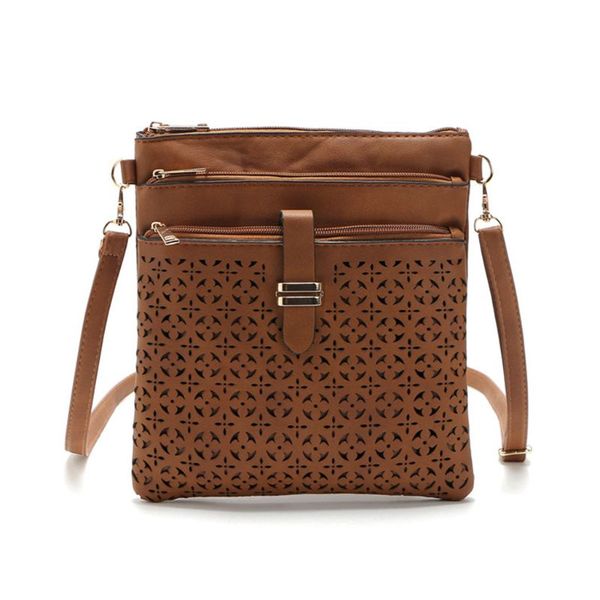 

женщины кожа выдалбливают плеча леди crossbody сумка сумка messenger сумка