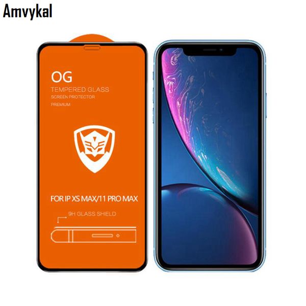 

кинг-конг доспех защитное стекло для iphone 11 11pro max og темперированного стекла iphone 6 7 8 plus xr xs max протектор экрана