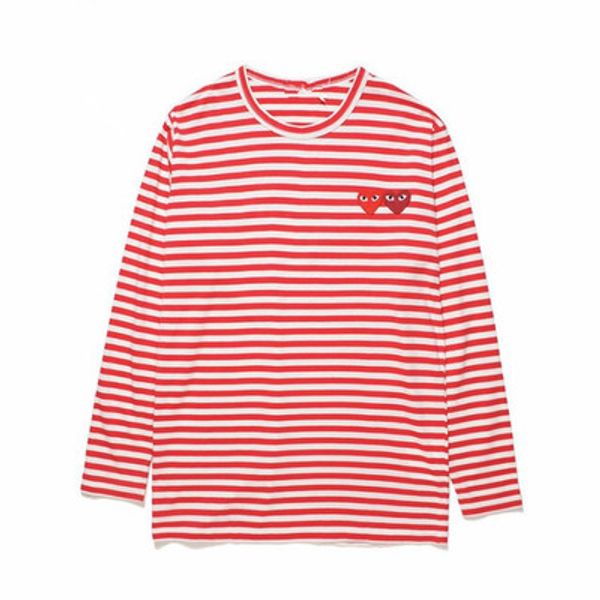 cdg long sleeve red