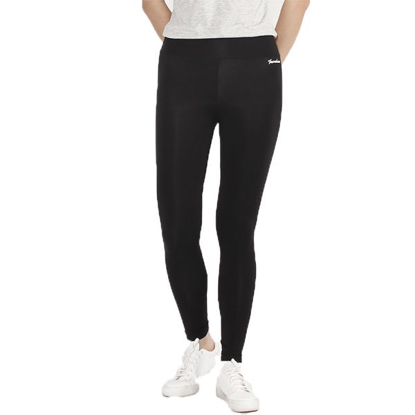 

plus large size women leggings stretch ninth pant modal solid high waist elastic thin skinny female render pants, Black