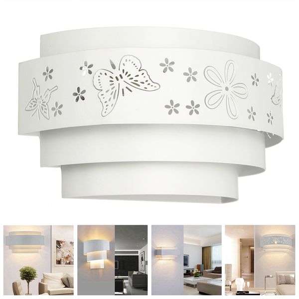

led wall light 5w indoor decorated mounted wall sconce aluminum warm white for office stairs bedroom bedside l lighting lamp