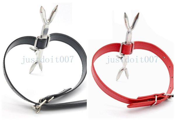 Bondage New Steel Neck Chin Brace Scrave Vice Vice Restrição Gimp Collar Postura Fancy R987