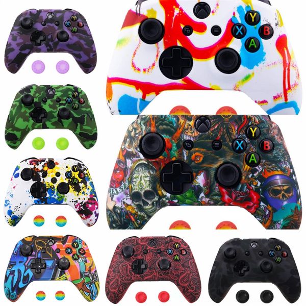 

kem3b 1set силиконовый защитный чехол крышка ручки крышка для xbox one gaming controller x s