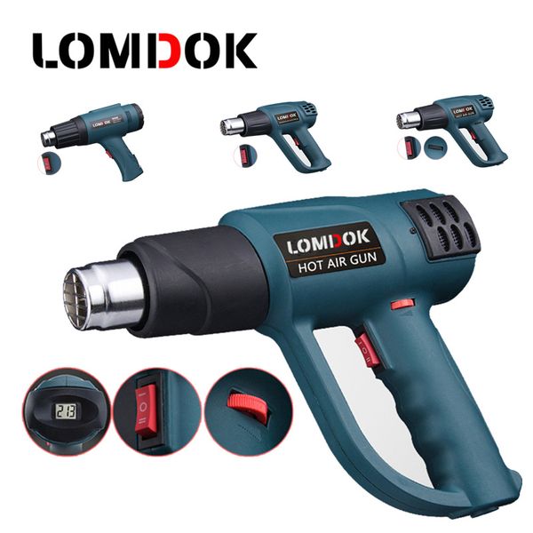 

2000w smart control industrial electric heat gun shrink wrapping heater nozzle thermoregulator air gun oil sludge softening