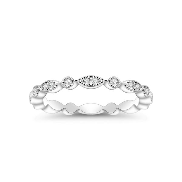 

gem's ballet 0.008ct tiara eternity ef color moissanite ring 925 sterling silver elegantwedding band for women fine jewelry, Golden;silver
