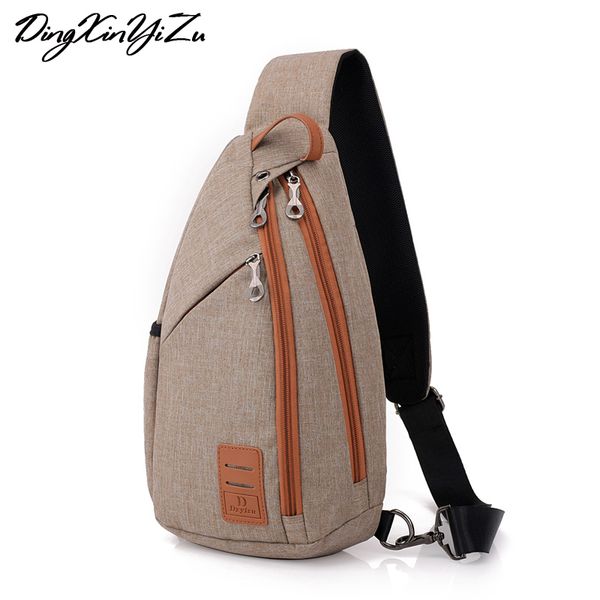 

2018 casual chest pack oxford leisure single shoulder strap pack bags for women travel back male durable chest bag