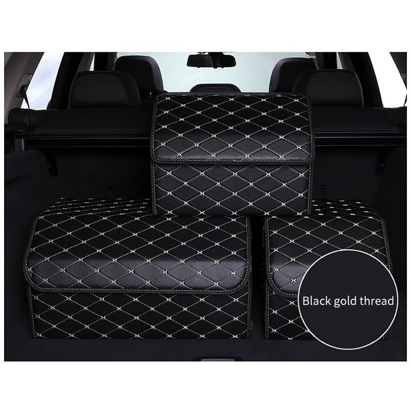 

multipurpose collapsible car trunk storage organizer with lid portable car storage box trunk organizer