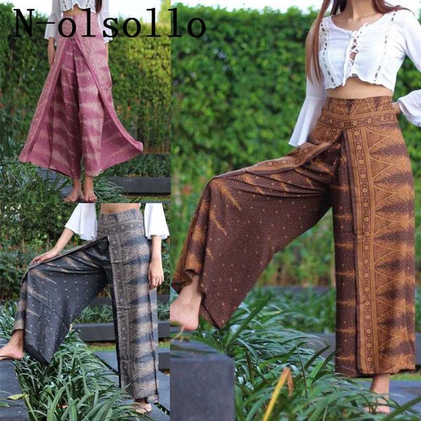 

n-olsollo 3 colors 3d palazzo printed wide leg pants high waist polyester sporting trouser patchwork fitness jogger pants, Black;white
