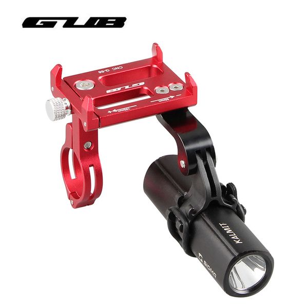 

gub versatile aluminum bicycle motorcycle gps phone light mount holder for 3.5-7.2 inch phone bracket support bike sport camera