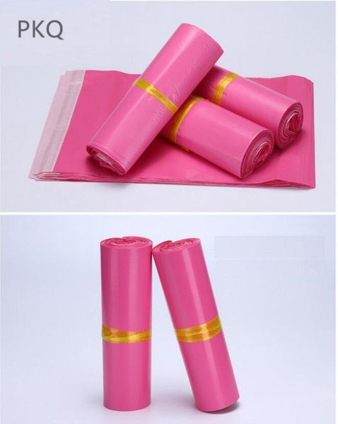 

100pcs 45x60cm plastic envelope self-seal adhesive courier storage bags pink plastic poly envelope mailer shipping bags