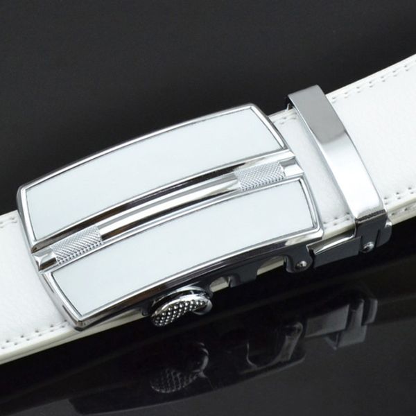 

big size fat outside the trade lengthened men versatile alloy automatic buckle leather waist belt man belt, Black;brown