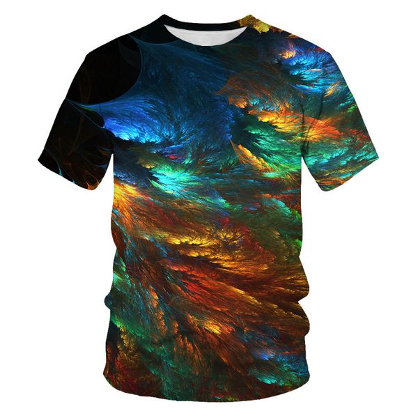 

1162 3d painting printed t shirt men women 2020 brand short sleeve funny t shirts harajuku hip hop streetwear tee shirt homme, White;black