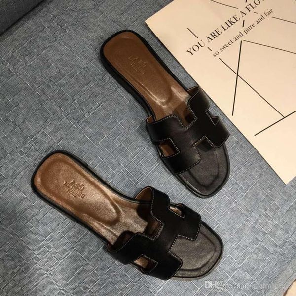 

Luxur branded women print leather nomad andal de igner leather out ole perfect flat canva plain andal ladie lipper ize35 42