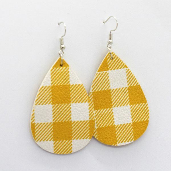 

модные решетки искусственная кожа серьги для женщин красочные капли воды серьги мода ювелирные изделия женские аксессуары горячие продажи по, Silver