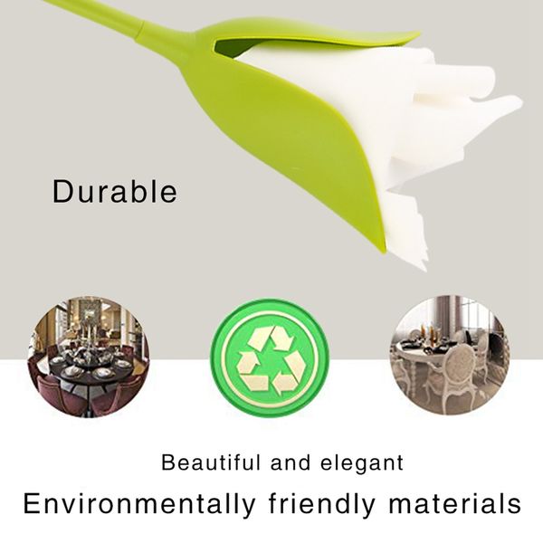 

bloom napkin holders for tables green stemmed plastic twist flower buds serviette holders plus party decor arrangements