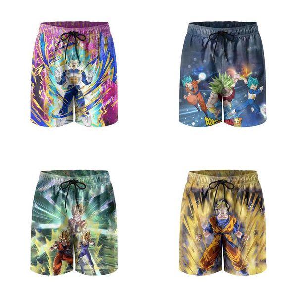 2019 Dragon Ball Z Super Saiyan God Pink Men Workout Quick Dry