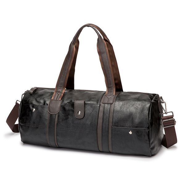 

new men's travel bag handbag luggage bag cylinder men's fitness training sports