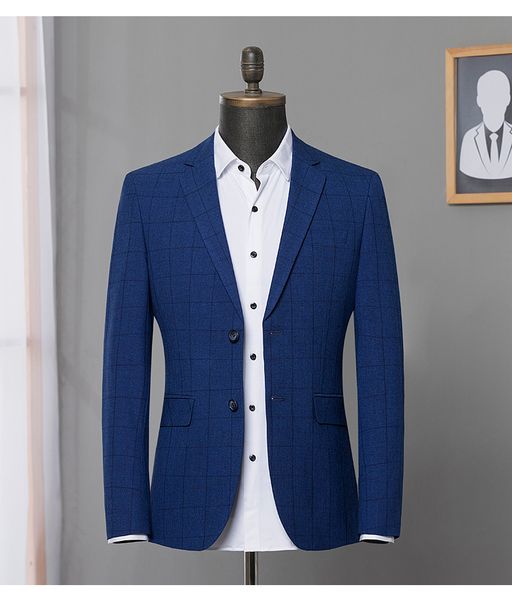 

men casual blazer ropa de hombre 2019 polyester full single breasted mens suits jacket, White;black