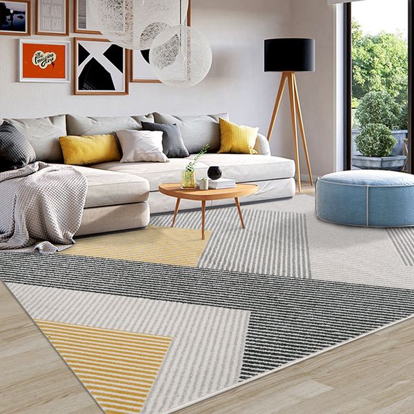 

nordic ins carpets for living room concise geometric carpet bedroom home area rugs thick polypropylene sofa coffee table mat