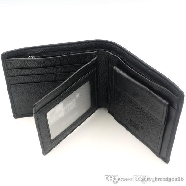 

german internal coin pocket genuine leather mb wallet ,luxury cufflink the swiss cuff links man luxury gifts party accessories new
