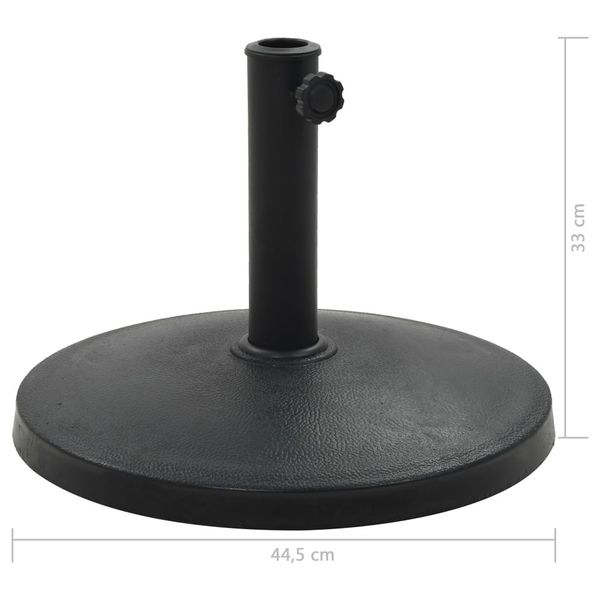 

круглое основание из зонтик polyresin 10 кг черный сад наборы