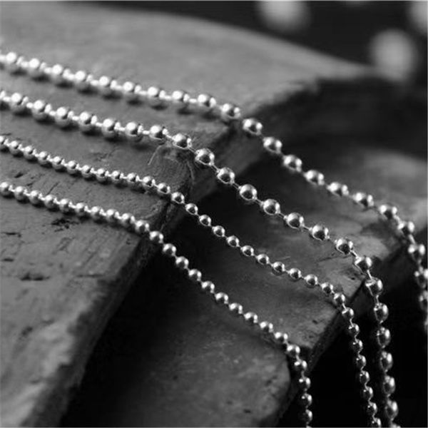 

1.5mm fashionable silver necklace domineering women's ball clavicle chain